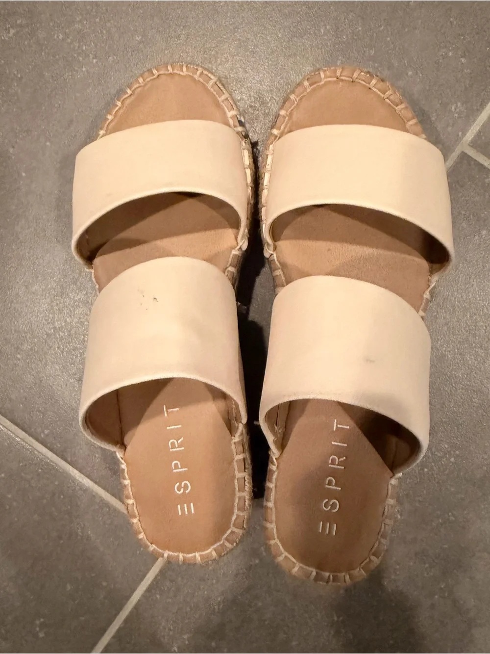 Esprit espadrille slide